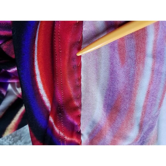 Womens Dress Size XL Retro Sleeveless Flowy Artsy Psychedelic Boho Hippie - Picture 10 of 10